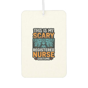 Gruseliges Krankenschwester-Kostüm Halloween-Shirt Autolufterfrischer