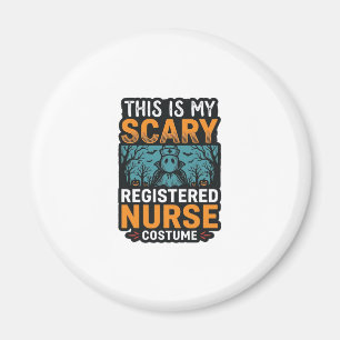 Gruseliges Krankenschwester-Kostüm Halloween-Shirt Magnet