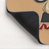 gruseliges Lächeln Mousepad (Ecke)