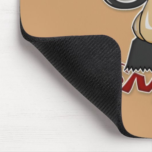 gruseliges Lächeln Mousepad (Ecke)