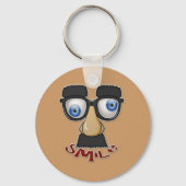 gruseliges Lächeln Schlüsselanhänger (Vorderseite)