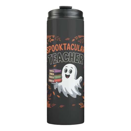 Gruseliges Lehrer Halloween T-Shirt Thermosbecher (Vorderseite)
