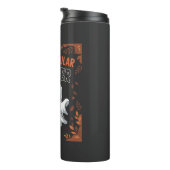Gruseliges Lehrer Halloween T-Shirt Thermosbecher (Nach rechts gedreht)