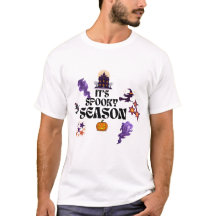 Gruseliges lila Spukhaus Halloween-Design