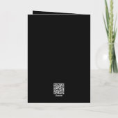 Gruseliges Mädchen Horror Halloween  Karte (Rückseite)