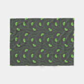 Gruseliges nahtloses Muster F (Stil: 2) Fleecedecke (Vorderseite (Horizontal))
