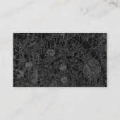 Gruseliges Schwarzes des Kloster-01 - Abstact Tex Visitenkarte (Rückseite)