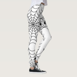 Gruseliges Spinnennetz Halloween Leggings