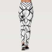 Gruseliges Spinnennetz Leggings (Rückseite)