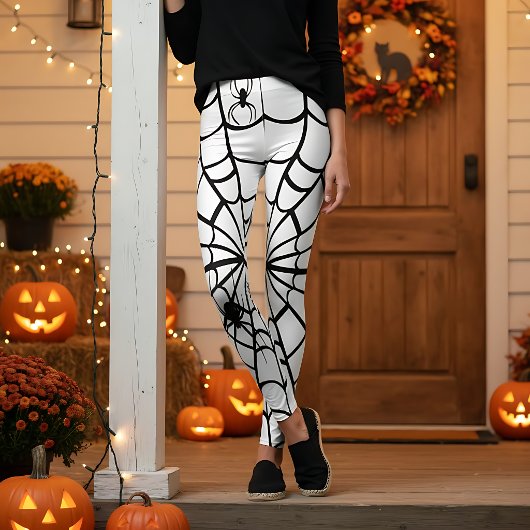 Gruseliges Spinnennetz Leggings
