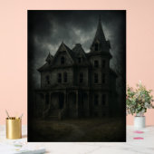 gruseliges Spuk Haus Acrylschild (Hochzeit)