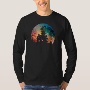 Gruseliges Spukhaus & Gruselige Wasserfarbe Vollmo T-Shirt