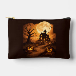 Gruseliges Spukhaus Halloween Zubehörtasche