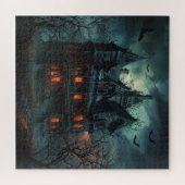 Gruseliges Spukhaus Puzzle (Horizontal)