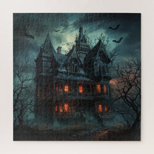 Gruseliges Spukhaus Puzzle (Vertikal)