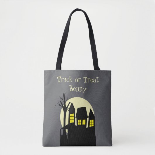 Gruseliges Spukhaus Tasche (Vorderseite)