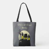 Gruseliges Spukhaus Tasche (Rückseite)