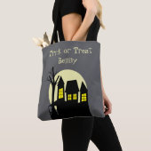 Gruseliges Spukhaus Tasche (Von Nahem)
