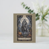 Gruseliges Tarot Feiertagspostkarte (Stehend Vorderseite)