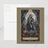 Gruseliges Tarot Feiertagspostkarte (Vorne/Hinten)