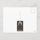 Gruseliges Tarot Feiertagspostkarte (Rückseite)