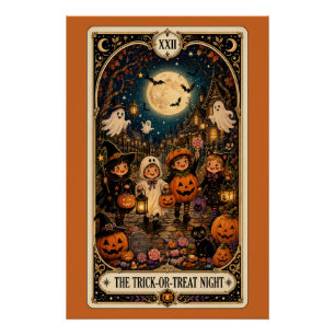 Gruseliges Tarot Poster