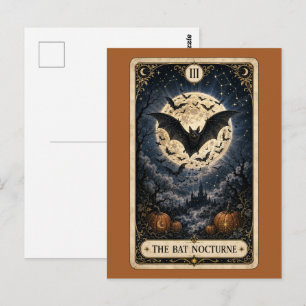 Gruseliges Tarot Postkarte