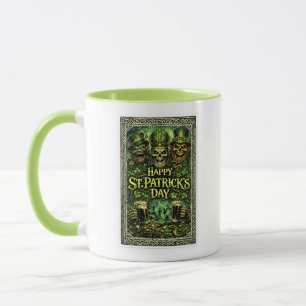 Gruseliges und dunkles St.-Patrick's-Day-Design Tasse