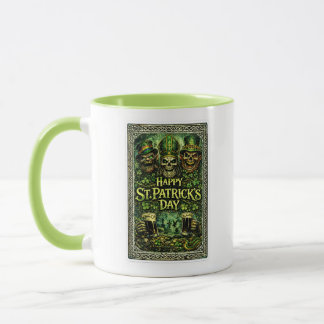 Gruseliges und dunkles St.-Patrick's-Day-Design Tasse