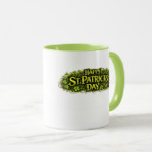 Gruseliges und dunkles St.-Patrick's-Day-Design Tasse (VorderseiteRechts)