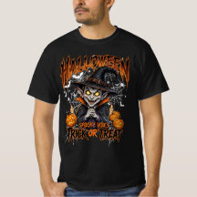 Gruseliges Vampir-Halloween-T-Shirt Trick