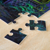 Gruseliges Vergnügungshaus Puzzle (Seite)
