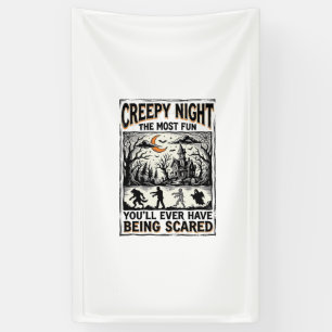 Gruseliges Vintage-Halloween-Spaß-Horror-Shirt-Des Banner