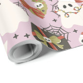 Gruseliges Weihnachten Geschenkpapier (Rolleneckpunkt)