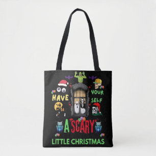 Gruseliges Weihnachtsdesign Tasche