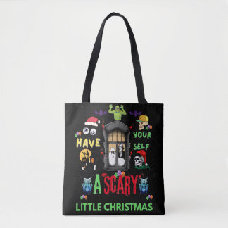 Gruseliges Weihnachtsdesign   Tasche