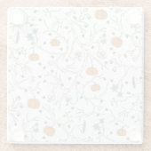 Gruseliges Weinmotiv für Halloween Glasuntersetzer (Rückseite)