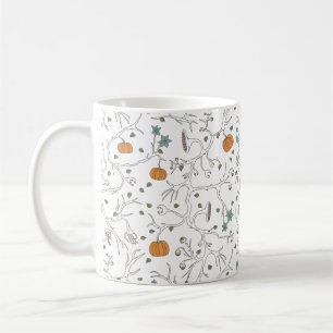 Gruseliges Weinmotiv für Halloween Kaffeetasse