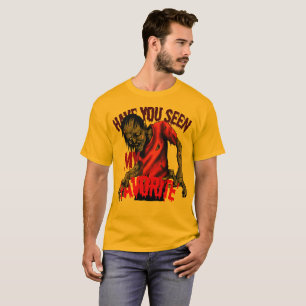 Gruseliges Zombie-Horror-Kunst-Shirt T-Shirt