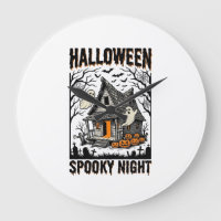 Gruselkabinen-Halloween-Kunst im Vintage-Stil für 