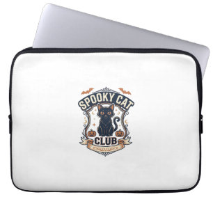 Gruselkatzenclub Katzen Halloween Gruselkatze Vint Laptopschutzhülle