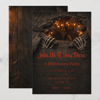 Gruselkiste Halloween-Party-Einladung Einladung