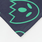 Gruselnahtloses Muster H (Stil: 1) Fleecedecke (Ecke)