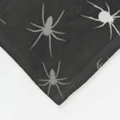 Gruselnahtloses Muster L (Stil: 1) Fleecedecke (Ecke)