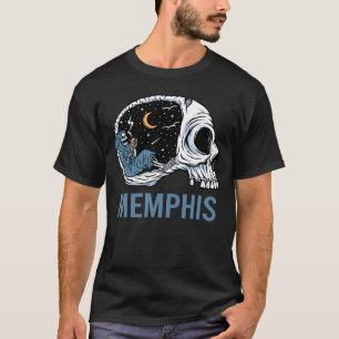 Gruselndes Skelett - Memphis T-Shirt