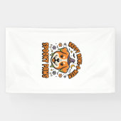 Gruselpfoten Halloween Hund Banner (Horizontal)