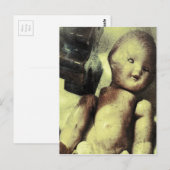 Gruselpuppe Postkarte (Vorne/Hinten)