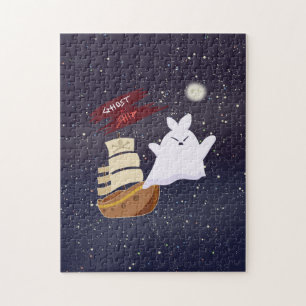 Gruselrätsel Geisterschiff Halloween Puzzle
