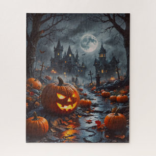 Gruselrätsel zu Halloween Puzzle