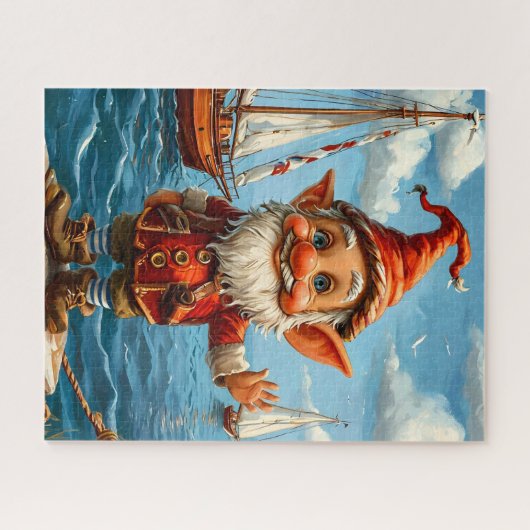 Gruß am Pier. Puzzle (Horizontal)